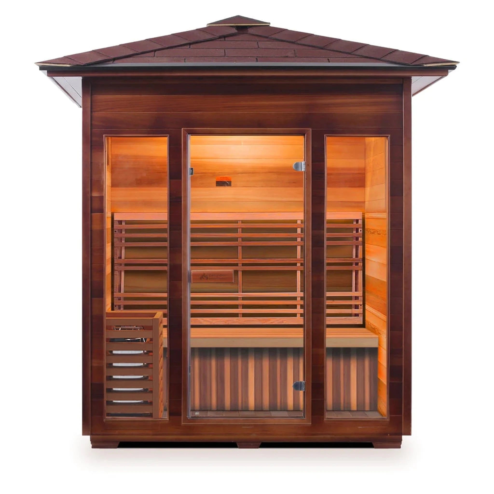 Enlighten Dry Traditional SunRise Sauna - 4 Person Sauna