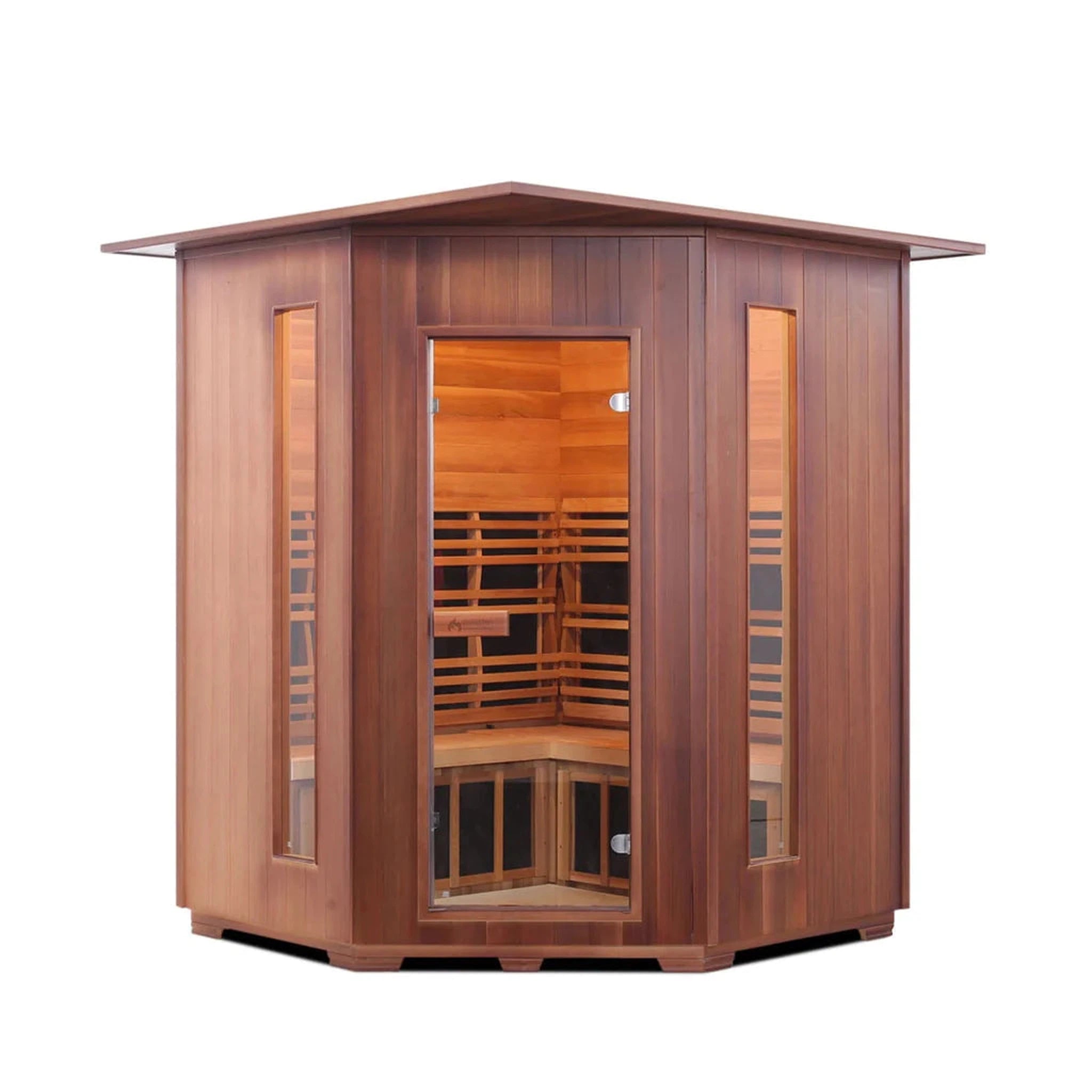 Enlighten Rustic Full Spectrum Infrared Sauna - 4 Person Sauna