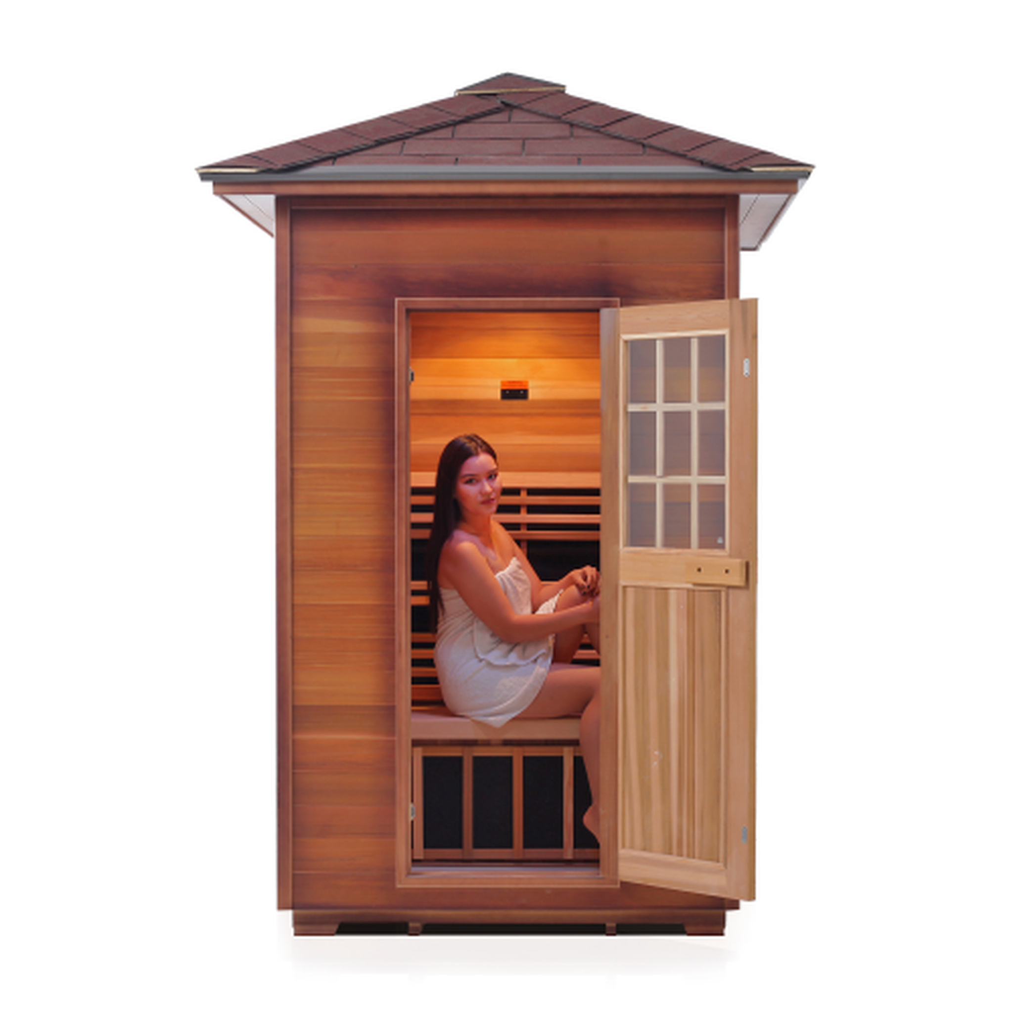 Enlighten Sauna Sierra Full Spectrum Infrared Sauna -  2 Person Sauna