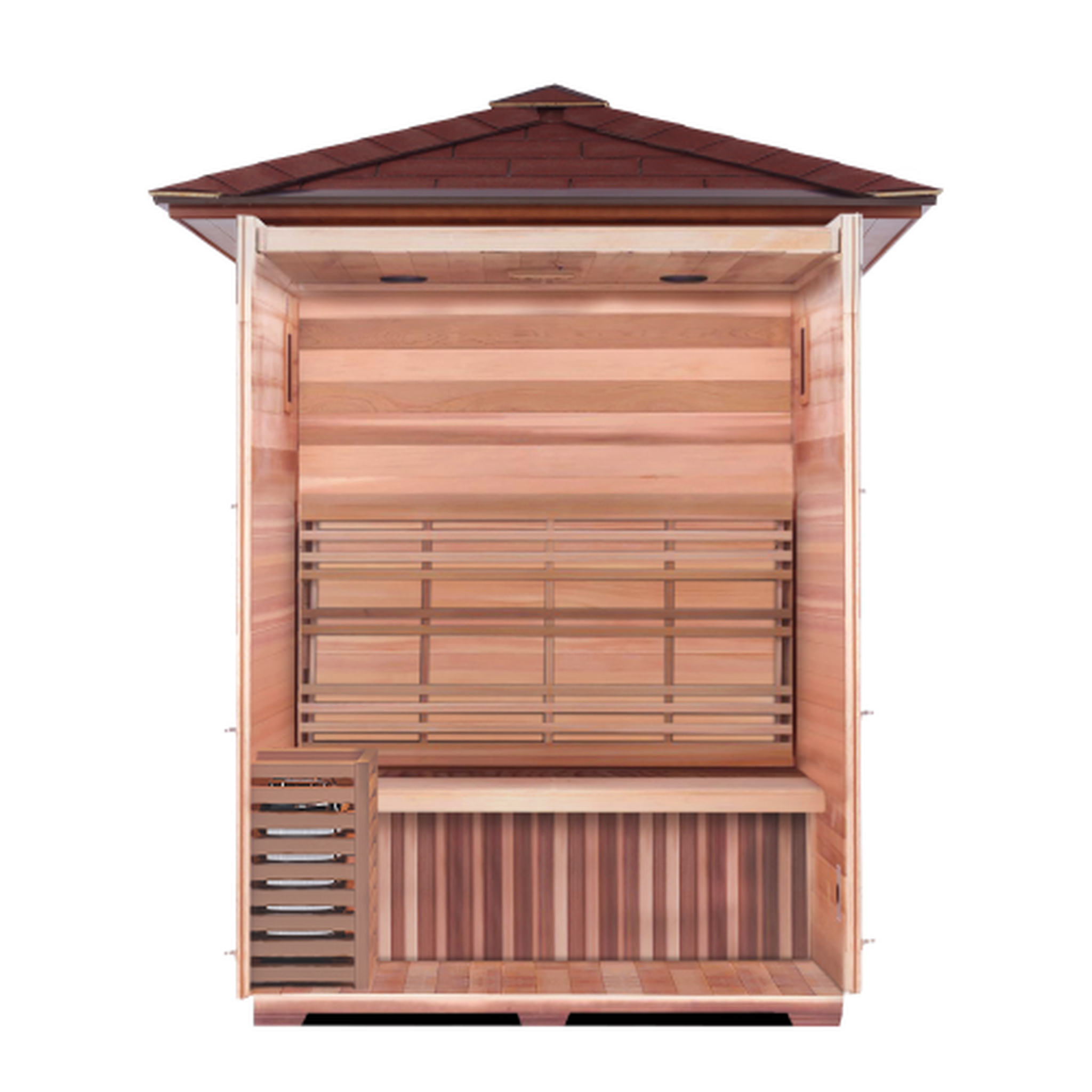 Enlighten Sauna Moonlight Dry Traditional Sauna - 3 Person Sauna