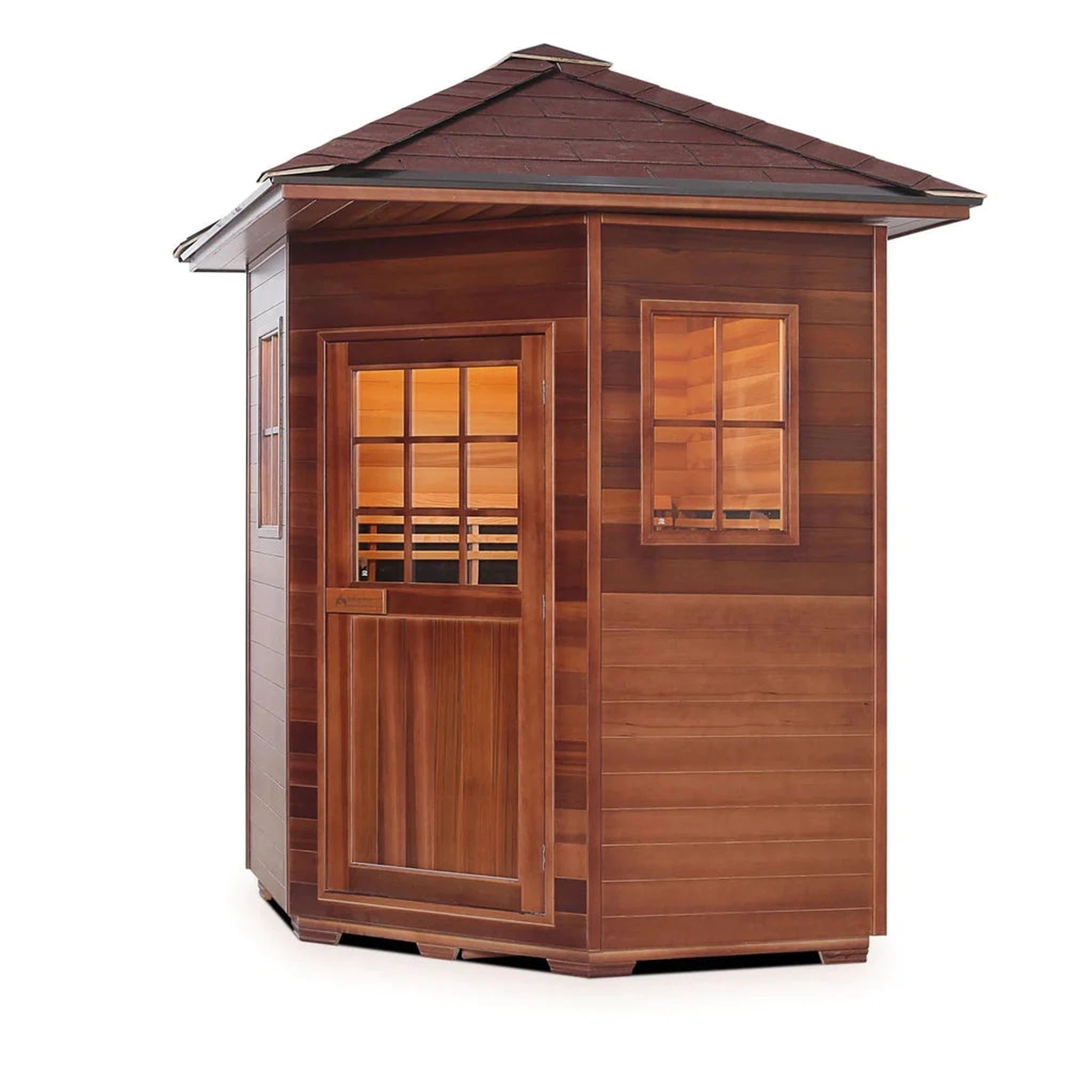 Enlighten Infrared/Traditional SAPPHIRE Sauna - 4 Person Sauna