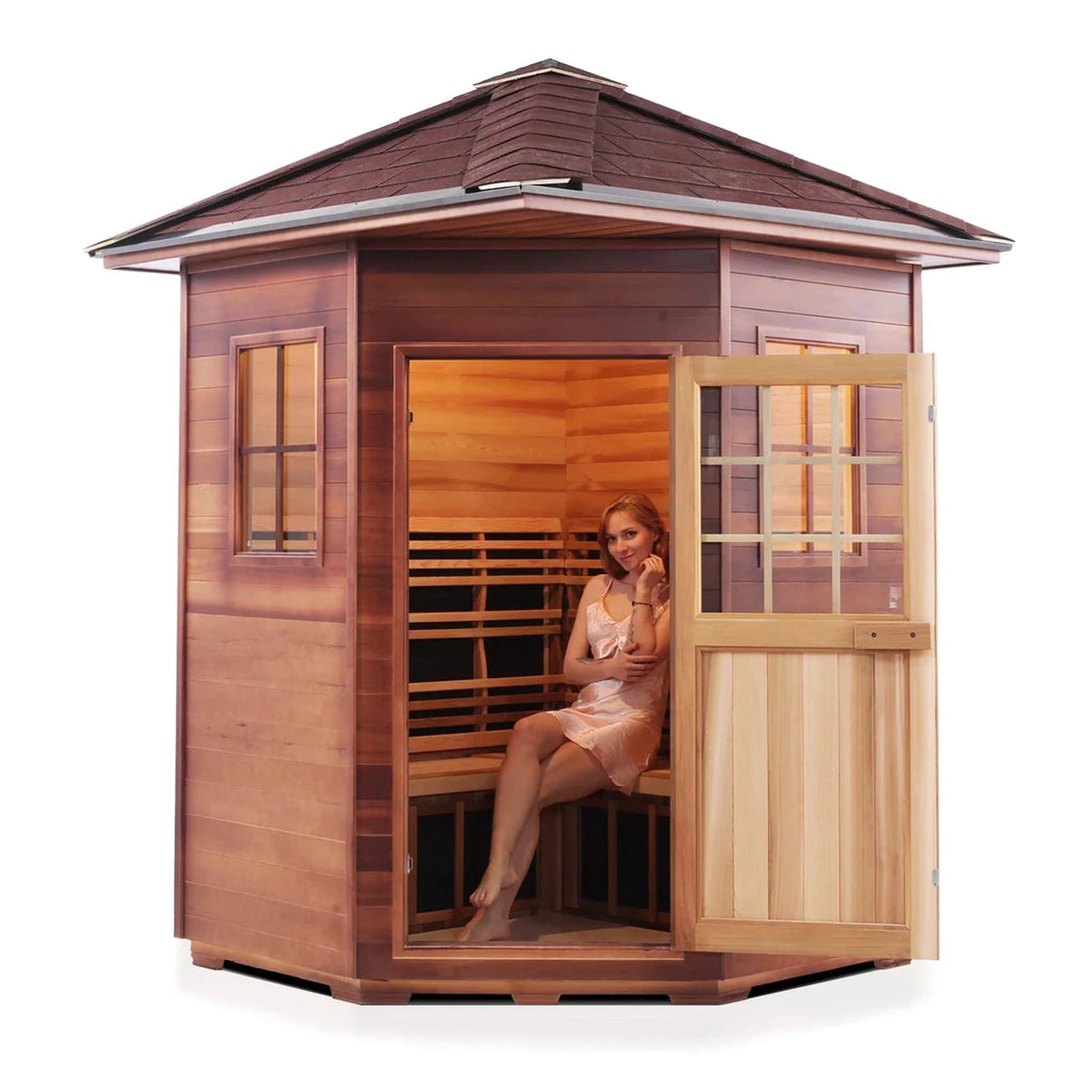 Enlighten Full Spectrum Infrared SIERRA Sauna - 4 Person Sauna