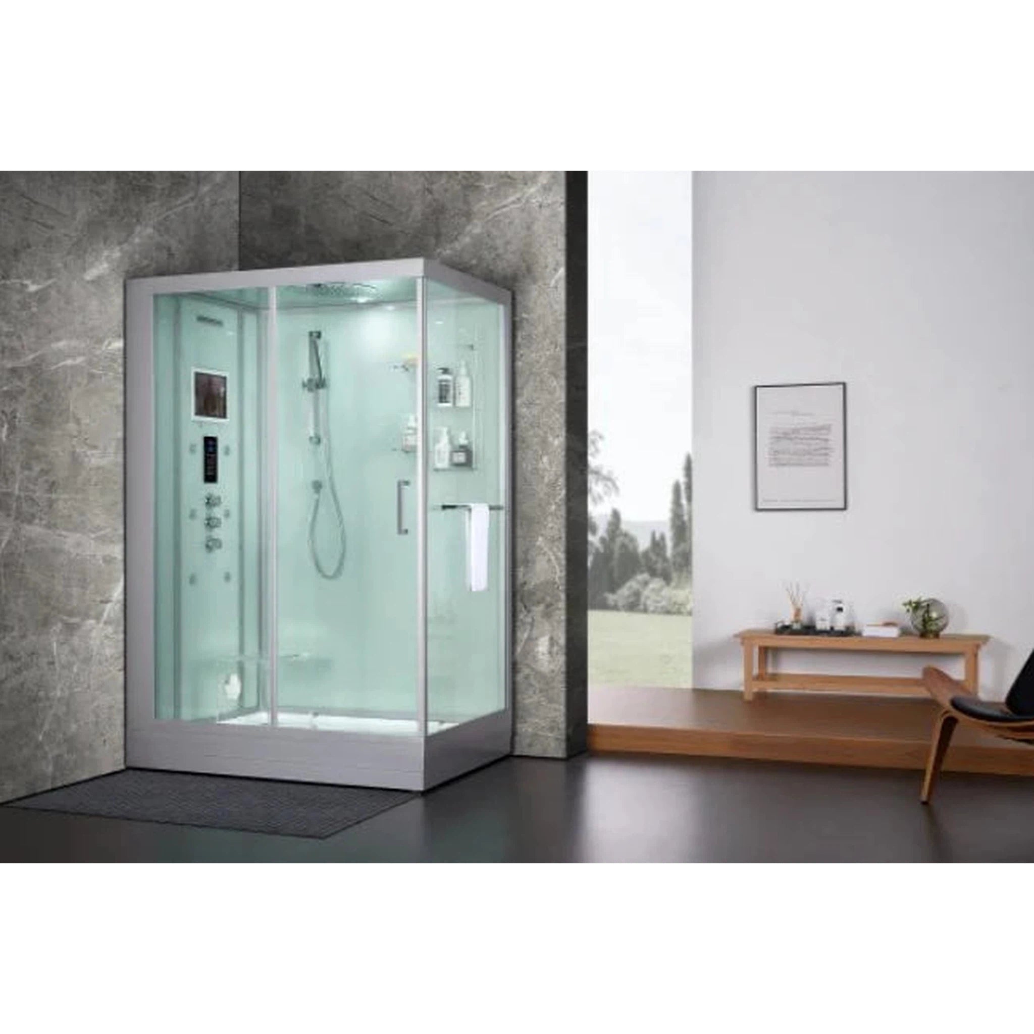 Platinum Anzio Steam Shower - White