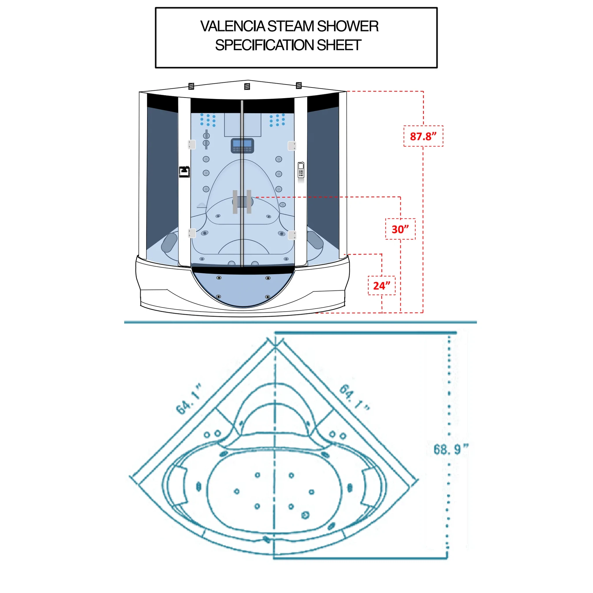 Valencia Steam Shower