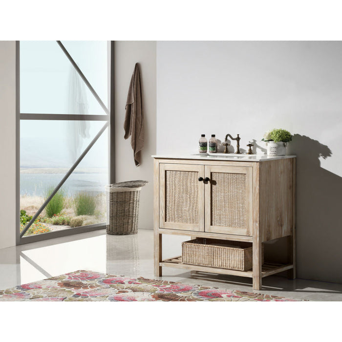 Legion Furniture 36 Inch Solid Wood Vanity | WH5136