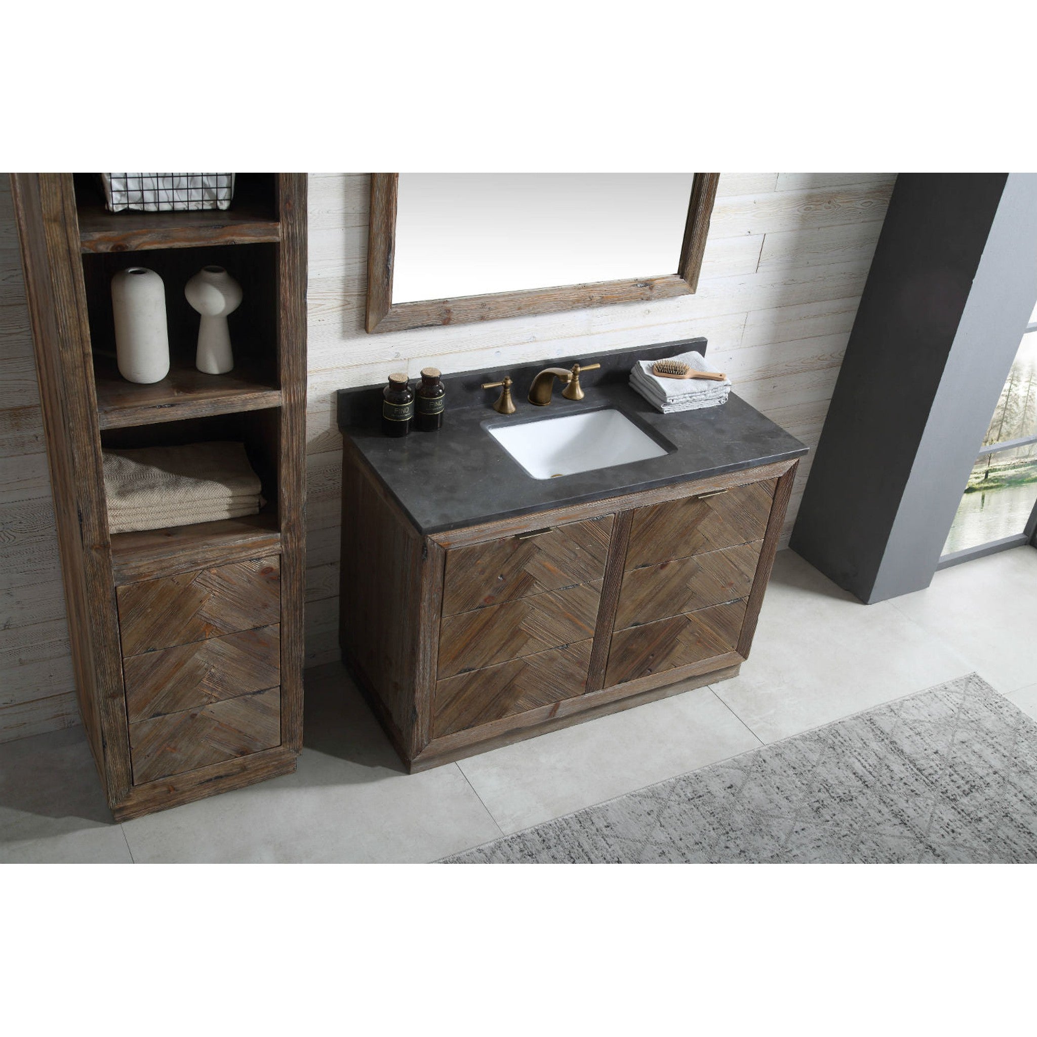 Legion Furniture 48" Wood Sink Vanity Match With Marble Wh 5148" Top -no Faucet