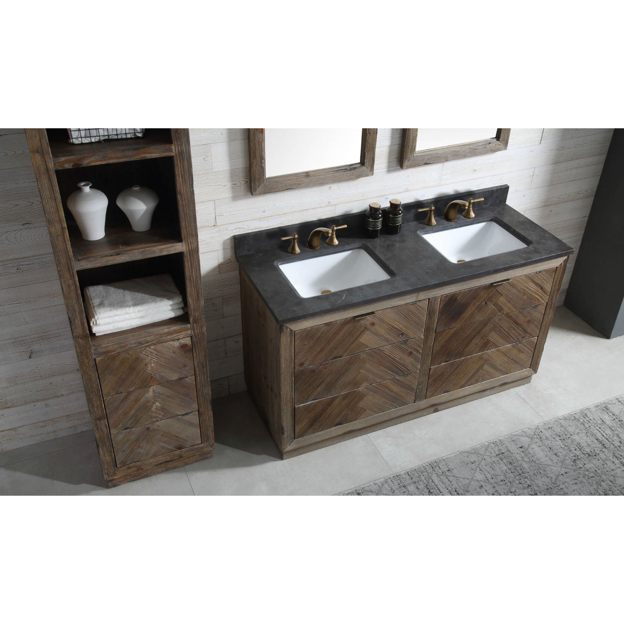 Legion Furniture 60" Wood Sink Vanity Match With Marble Wh 5160" Top -no Faucet