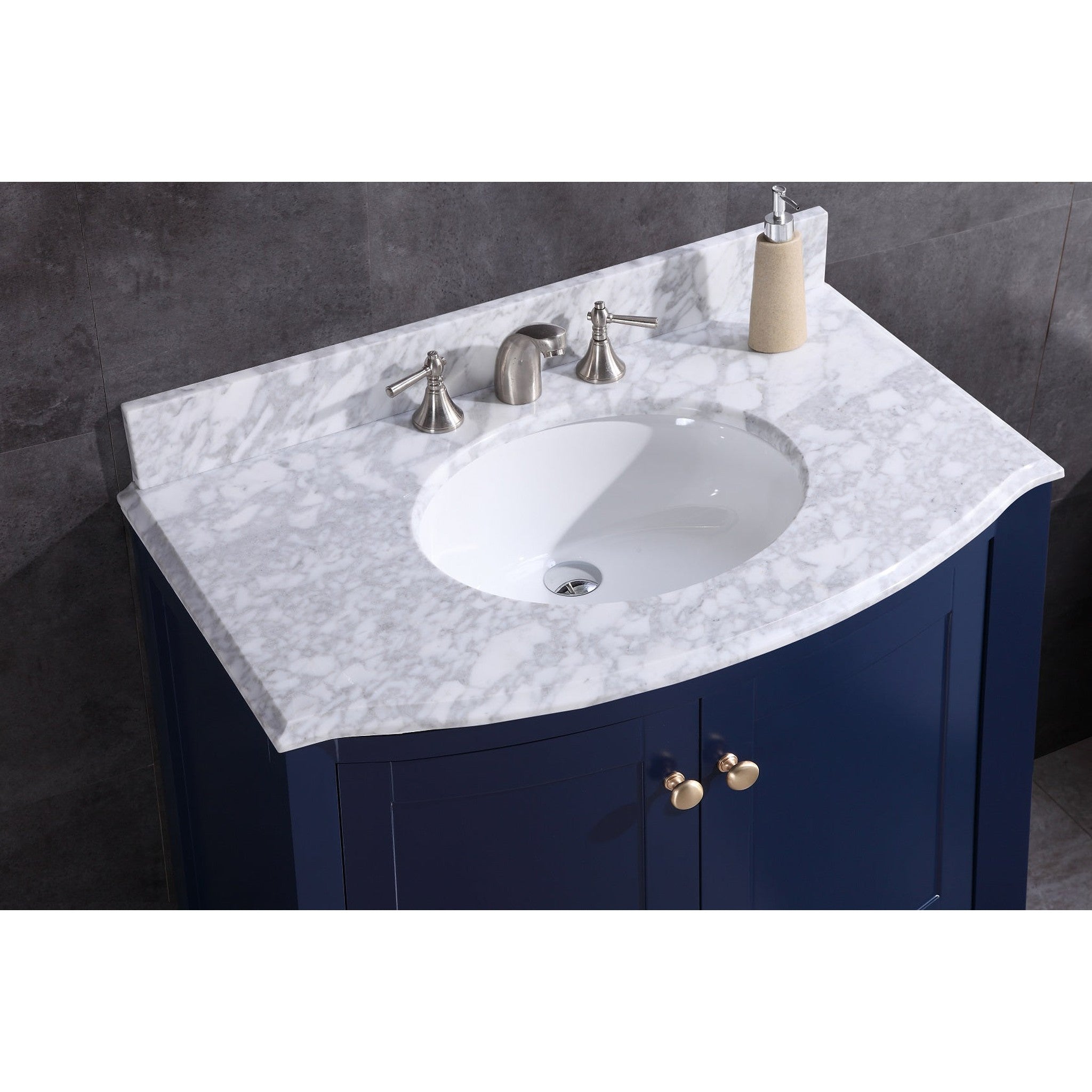 Legion Furniture 36" Blue Bathroom Vanity-Pvc