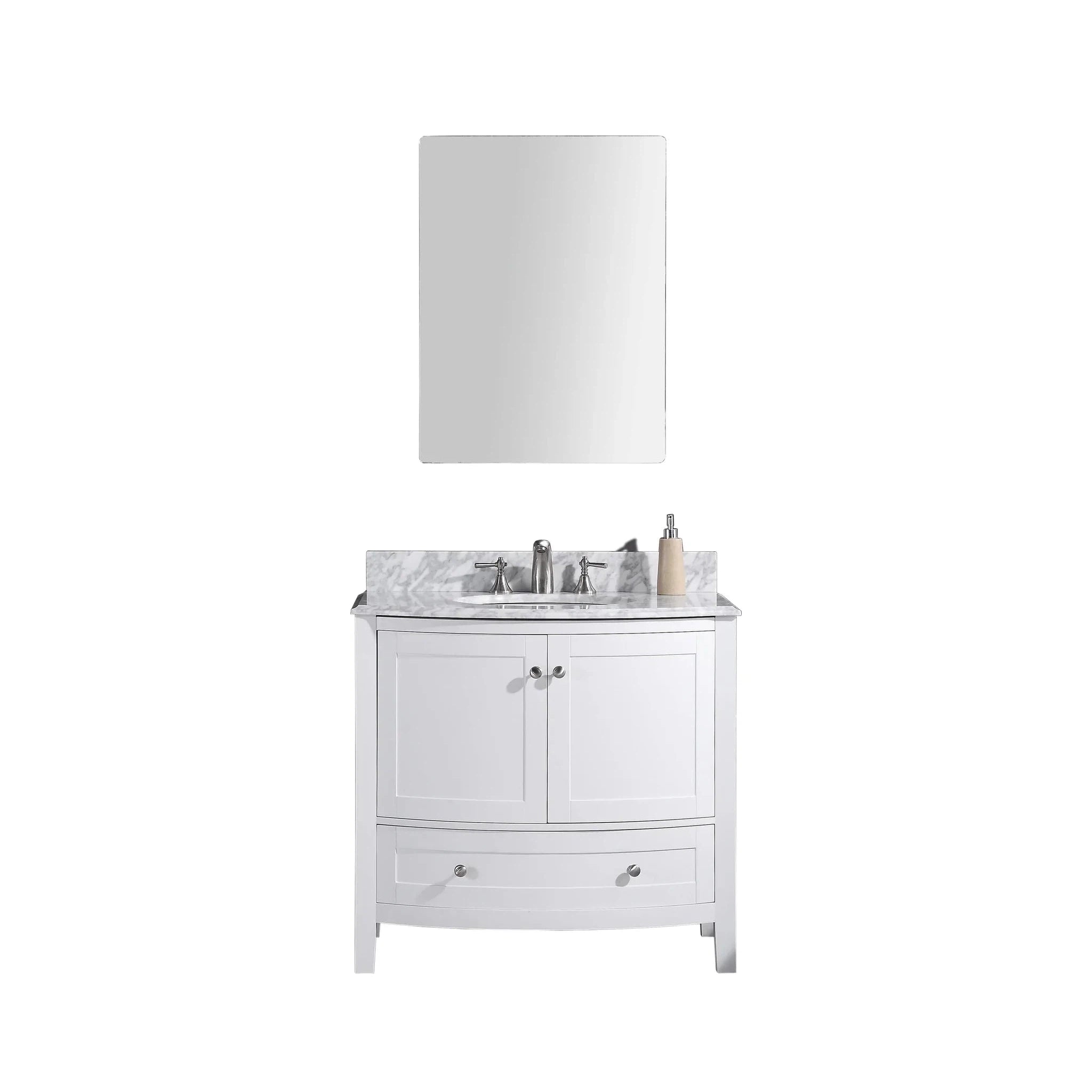 Legion Furniture 36" White Bathroom Vanity-pvc