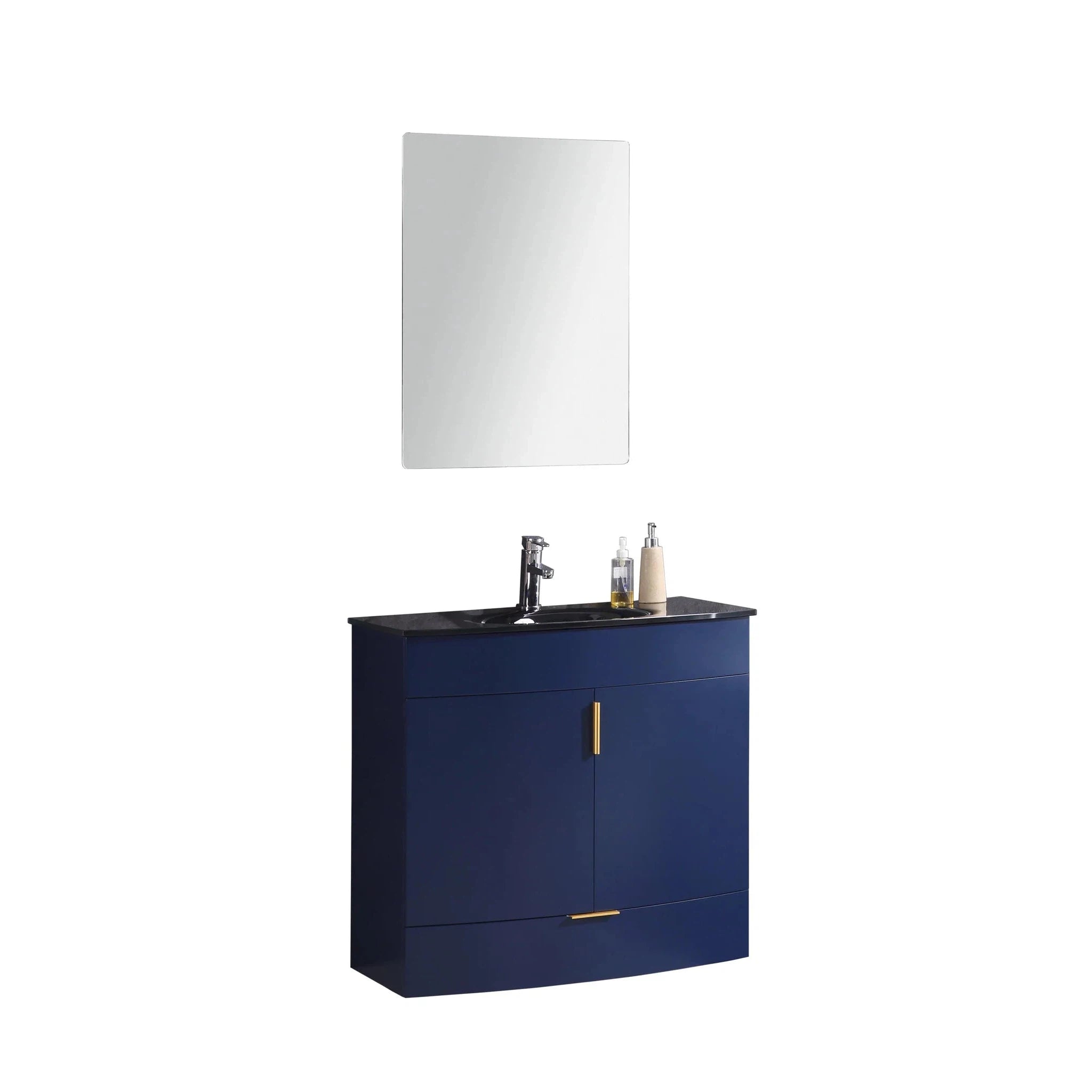 Legion Furniture 36" Blue Bathroom Vanity - Pvc