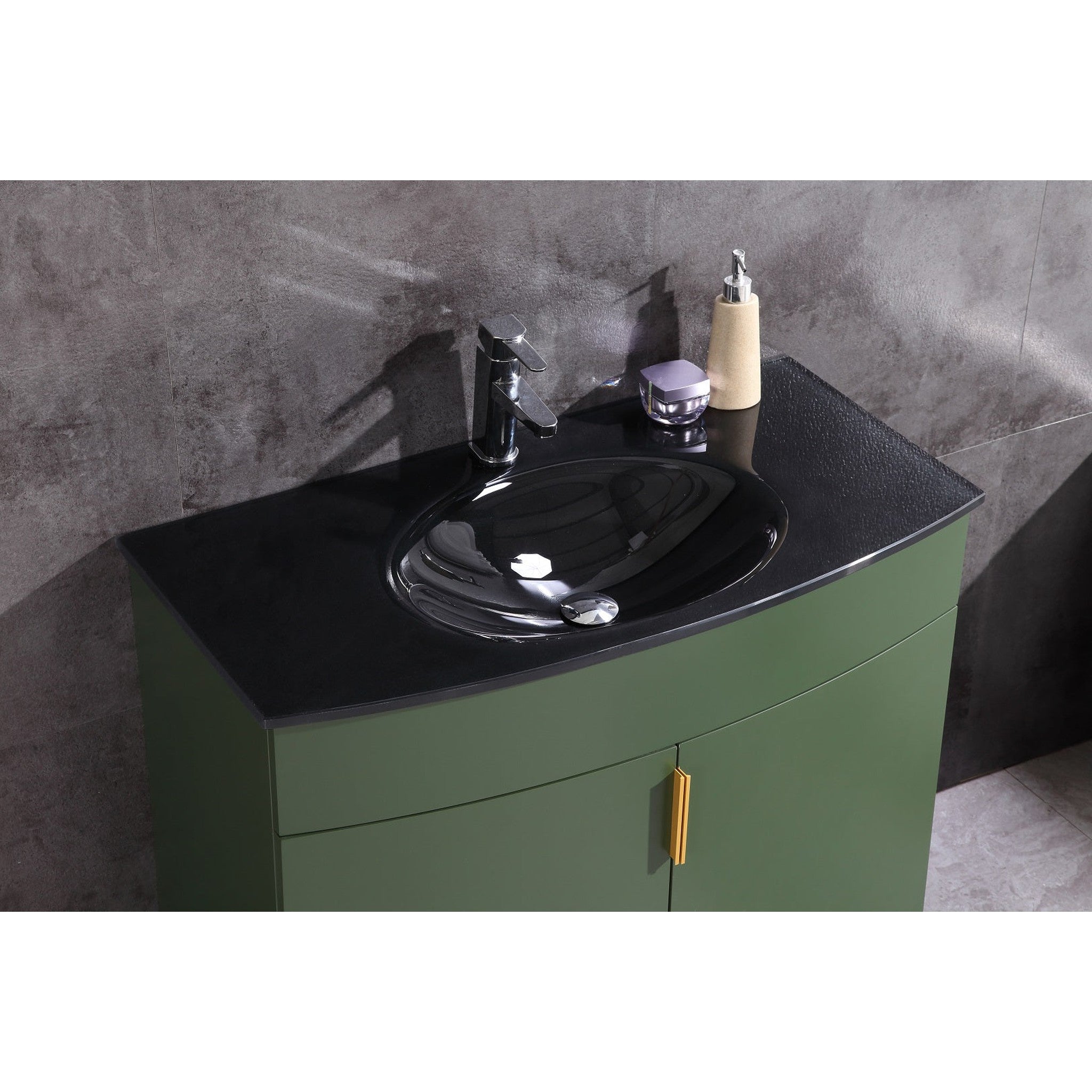 Legion Furniture 36" Vogue Green Bathroom Vanity - Pvc