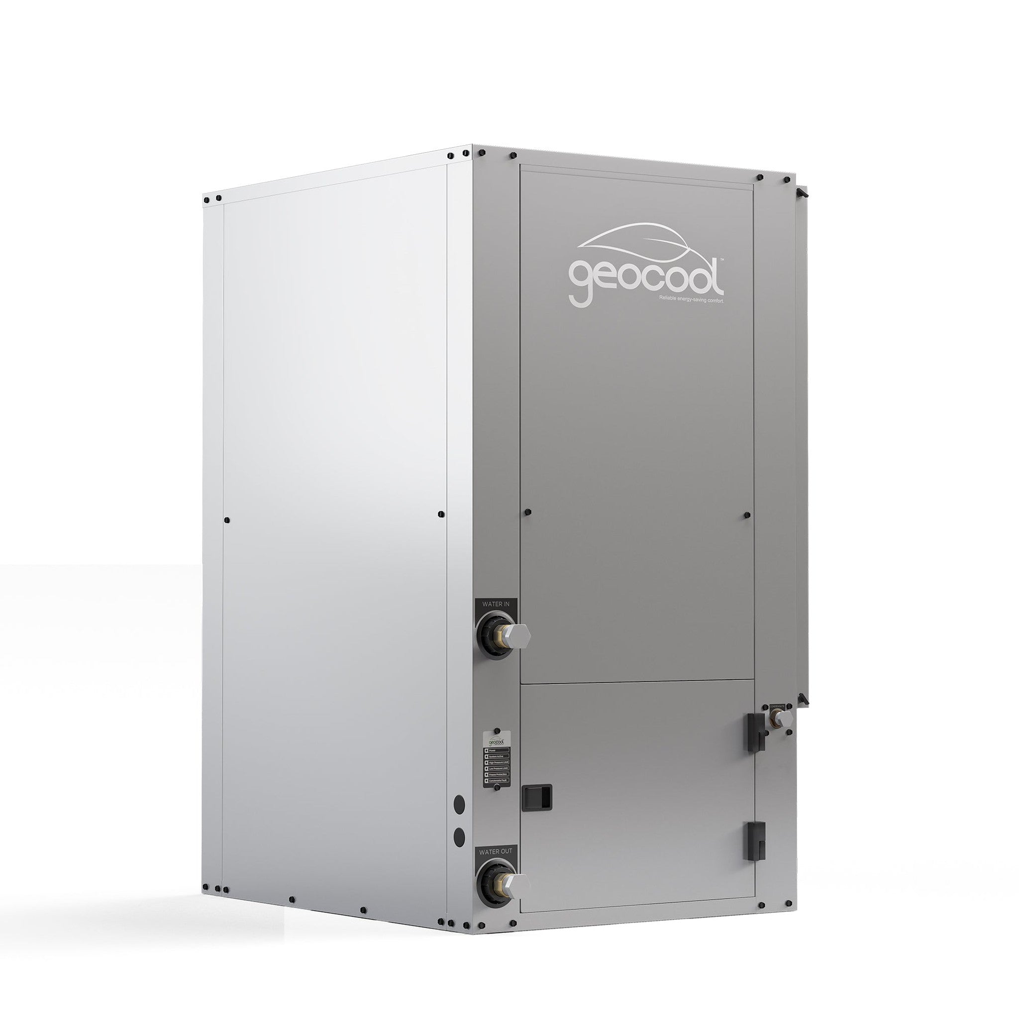 MRCOOL Geocool Geothermal 24K BTU Vertical Two-Stage 230V 1-Phase 60Hz CuNi Coil Right Return